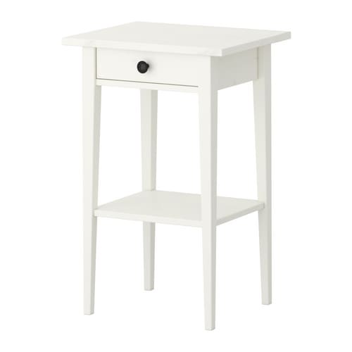 IKEA (イケア)の【あす楽】IKEA イケア ベッドサイドテーブル ホワイトステイン 46x35cm z10354091 HEMNES ヘムネス 寝具 収納 ナイトテーブル おしゃれ シンプル 北欧 かわいい 家具(テーブル)