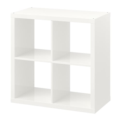 【あす楽】IKEA イケア シェルフユニット ハイグロス ホワイト 白 77x77cm n60471728 KALLAX カラックス インテリア 収納家具 本棚 オープンラック おしゃれ シンプル 北欧 かわいい