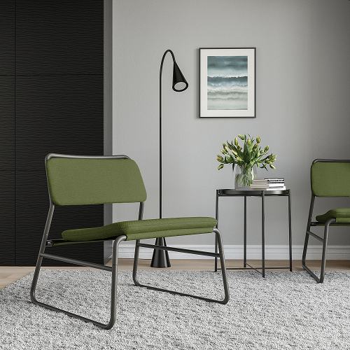 【あす楽】IKEA イケア イージーチェア オッルスタ オリーブグリーン 緑 m30487231 LINNEBACK リンネベック イス ラウンジチェア パーソナルチェア おしゃれ シンプル 北欧 かわいい 家具