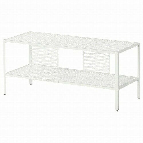 IKEA (イケア)の【あす楽】IKEA イケア テレビ台 メタル ホワイト 90x35x40cm m50483878 BAGGEBO バッゲボー インテリア収納家具 ローボード おしゃれ シンプル 北欧 かわいい(テレビ台)