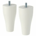 【あす楽】IKEA イケア 脚 ホワイト 白 10cm 2ピース n50472931 KABBARP カッバルプ 収納家具用部品 おしゃれ シンプル 北欧 かわいい 部品