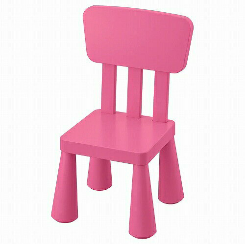 IKEA (イケア)の【あす楽】IKEA イケア 子ども用チェア 室内 屋外用 ピンク n60382322 MAMMUT マンムット 家具 子供部屋用インテリア イス 椅子 おしゃれ シンプル 北欧 かわいい ベビー アウトドア(子供用インテリア)