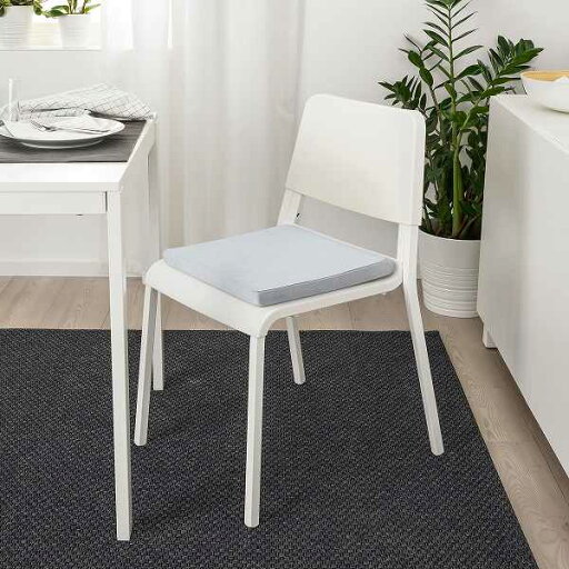 【あす楽】IKEA イケア チェアパッド ライトブルー 青 36x36x3.0cm n60486664 HILLARED ヒッラレド クッション 座布団 おしゃれ シンプル 北欧 かわいい 家具