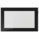 【あす楽】IKEA イケア ガラス扉 ブラック 黒 クリアガラス 60x38cm n80291651 GLASSVIK グラスヴィーク 収納家具 キャビネット コンソール おしゃれ シンプル 北欧 かわいい 部品