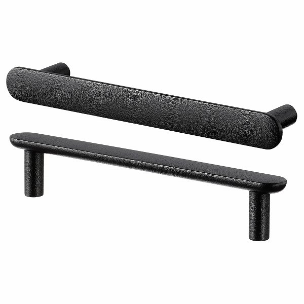 IKEA (イケア)のIKEA イケア 取っ手 ブラック 黒 154mm 2ピース n80449637 NYDALA ニーダーラ 収納家具用部品 おしゃれ シンプル 北欧 かわいい 部品(リビング収納)