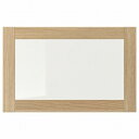 IKEA イケア ガラス扉 ホワイトステインオーク調 クリアガラス 60x38cm m30296316 SINDVIK シンドヴィーク 収納家具用部品 おしゃれ シンプル 北欧 かわいい 部品