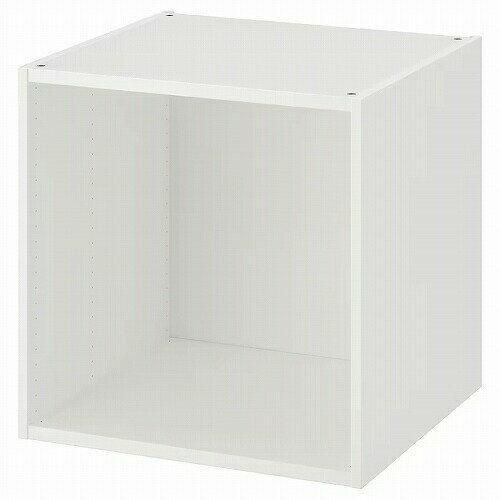 IKEA (イケア)の【あす楽】IKEA イケア フレーム ホワイト 60x55x60cm m30387482 PLATSA プラッツァ インテリア 収納家具 キャビネット コンソール おしゃれ シンプル 北欧 かわいい(リビング収納)