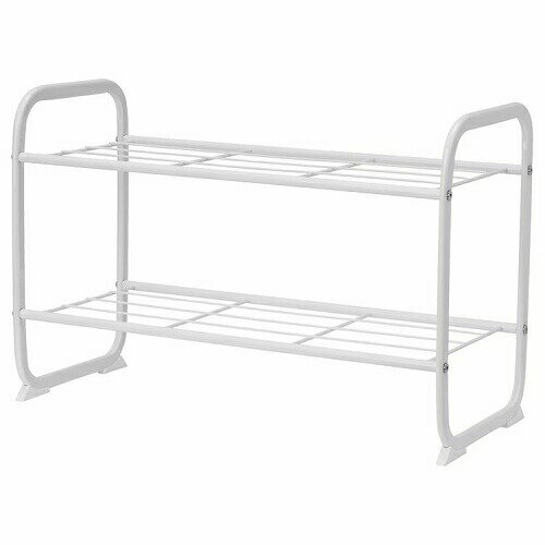 IKEA (イケア)の【あす楽】IKEA イケア シューズラック ホワイト 白 60x26x40cm m40345830 BIBBLIS ビブリス インテリア 収納家具 玄関収納 おしゃれ シンプル 北欧 かわいい(リビング収納)