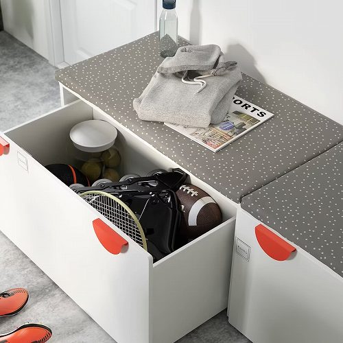 【あす楽】IKEA イケア ボックス ホワイト 90x49x48cm m40434143 SMASTAD スモースタード 収納 家具 子供部屋用インテリア おもちゃ箱 おしゃれ シンプル 北欧 かわいい