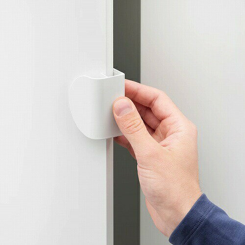 IKEA イケア 取っ手 クリップ式 ホワイト白 60mm 2ピース m90472043 LATMASK ラトマスク インテリア 収納家具 収納家具用部品 おしゃれ シンプル 北欧 かわいい 部品