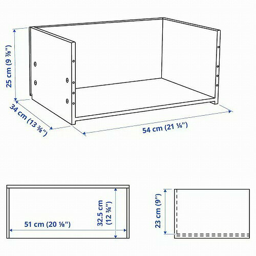 【あす楽】IKEA イケア 引き出しフレーム ホワイトステインオーク調 60x25x40cm m10351361 BESTA ベストー 収納家具用部品 パーツ おしゃれ シンプル 北欧 かわいい 部品