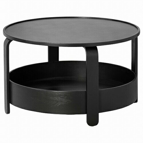IKEA (イケア)の【あす楽】IKEA イケア コーヒーテーブル ブラック 70cm m10500356 BORGEBY ボルゲビー インテリア 家具 テーブル 机 センターテーブル ローテーブル おしゃれ シンプル 北欧 かわいい(テーブル)