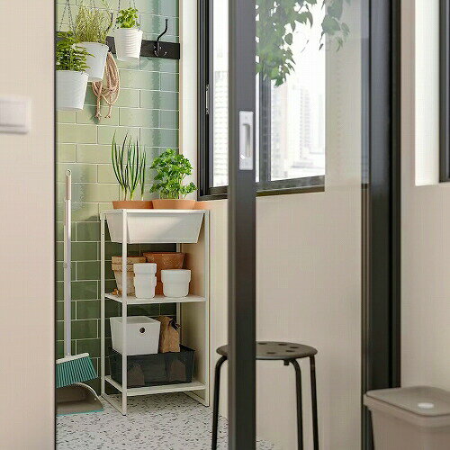 IKEA イケア 小物入れ ホワイト 室内 屋外用 40x40x15cm m10512217 JOSTEIN ヨースタイン インテリア 収納家具用部品 パーツ おしゃれ シンプル 北欧 かわいい 部品