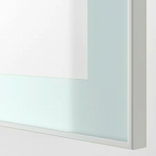 IKEA イケア ガラス扉 ホワイト クリアガラス 60x38cm m40540898 GLASSVIK グラスヴィーク インテリア 収納家具用部品 パーツ おしゃれ シンプル 北欧 かわいい 部品