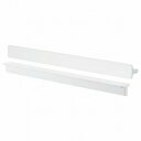 IKEA イケア 取っ手 ホワイト 白 300mm 2ピース m60408690 HACKAS ハクオース インテリア 収納家具用部品 パーツ おしゃれ シンプ...