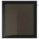 IKEA イケア ガラス扉 ブラック スモークガラス 60x64cm m70291661 GLASSVIK グラスヴィーク 収納家具用部品 パーツ おしゃれ シンプル 北欧 かわいい 部品
