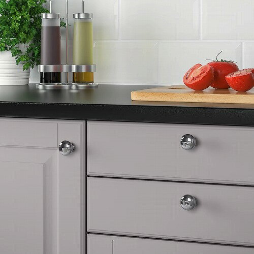 IKEA イケア ノブ クロムメッキ 27mm 2ピース m70347535 ENERYDA エネリーダ インテリア 収納家具用部品 パーツ おしゃれ シンプル 北欧 かわいい部品