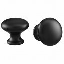 IKEA イケア ノブ ブラック 黒 27mm 2ピース m80347530 ENERYDA エネリーダ インテリア 収納家具用部品 パーツ おしゃれ シンプル 北欧 かわいい部品
