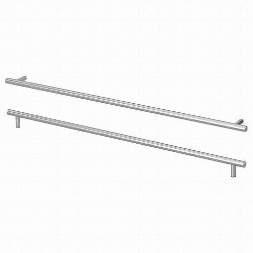 IKEA (イケア)の【あす楽】IKEA イケア 取っ手 ステンレススチール 597mm 2ピース m80357029 KALLROR カルロール インテリア 収納家具用部品 パーツ おしゃれ シンプル 北欧 かわいい部品(リビング収納)