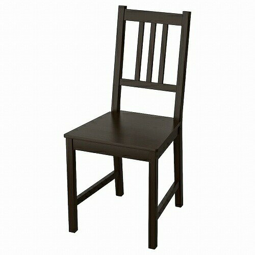 IKEA (イケア)の【あす楽】IKEA イケア チェア ブラウンブラック 黒茶 m80363426 STEFAN ステーファン インテリア 家具 イス 椅子 ダイニングチェア おしゃれ シンプル 北欧 かわいい(チェア・椅子)