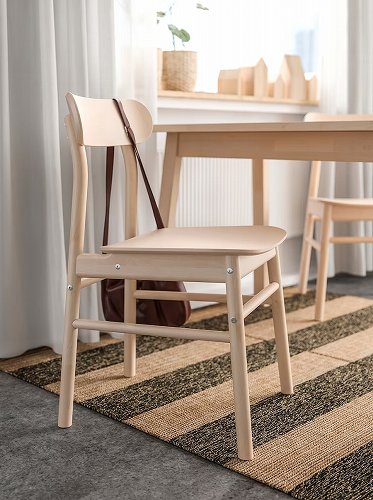 IKEA イケア チェア バーチ m80400754 RONNINGE ロッニンゲ インテリア 家具 イス 椅子 ダイニングチェア おしゃれ シンプル 北欧 かわいい