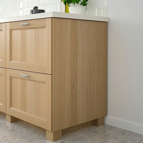 IKEA イケア 後脚 オーク 8cm m80503530 VEDHAMN ヴェードハムン インテリア 収納家具用部品 パーツ おしゃれ シンプル 北欧 かわいい