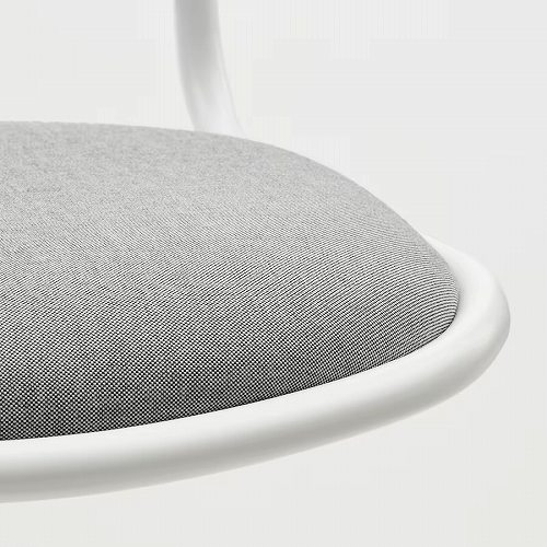 【あす楽】IKEA イケア 子ども用デスクチェア ホワイト 白 ヴィースレ ライトグレー fp20501888 ORFJALL オルフィエル 子供部屋用インテリア 家具 イス 椅子 学習チェア おしゃれ シンプル 北欧 かわいい