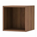 【あす楽】IKEA イケア キャビネット ブラウン ウォールナット調 35x35x35cm m40530578 EKET エーケト インテリア 収納家具 棚 ラック カラーボックス ウォールシェルフ おしゃれ シンプル 北欧 かわいい