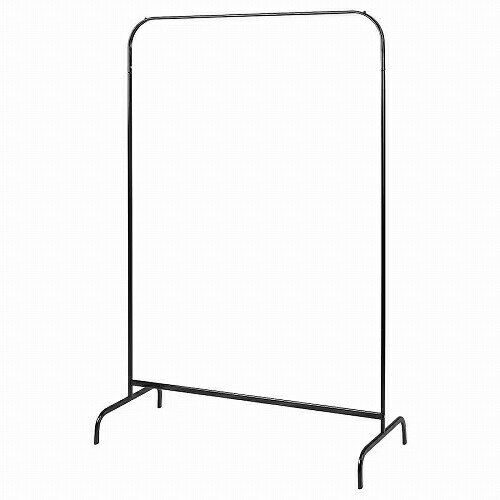 【あす楽】IKEA イケア 洋服ラック(大)ブラック黒 99x152cm m40561843 MULIG ムーリッグ インテリア 収納家具 衣類収納 スチールラック ハンガーラック おしゃれ シンプル 北欧 かわいい