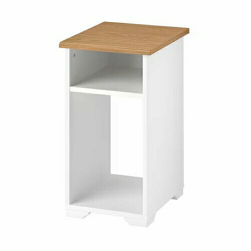 IKEA (イケア)の【あす楽】IKEA イケア サイドテーブル ホワイト 40x32cm m60532010 SKRUVBY スクルーヴビー インテリア 家具 机 テーブル ナイトテーブル ベッドルーム おしゃれ シンプル 北欧 かわいい(テーブル)