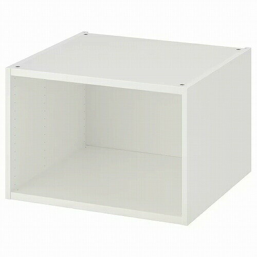 IKEA (イケア)の【あす楽】IKEA イケア フレーム ホワイト 60x55x40cm m80387489 PLATSA プラッツァ インテリア 収納家具 キャビネット コンソール おしゃれ シンプル 北欧 かわいい(リビング収納)