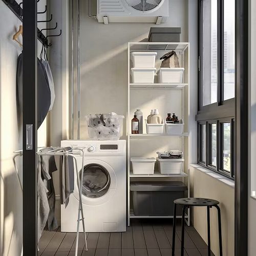 IKEA イケア 棚板 ワイヤー 室内 屋外用 ホワイト白 57x40cm m80512186 JOSTEIN ヨースタイン インテリア 収納家具 収納家具用部品 おしゃれ シンプル 北欧 かわいい