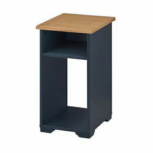 【あす楽】IKEA イケア サイドテーブル ブラックブルー 40x32cm m80531986 SKRUVBY スクルーヴビー インテリア 家具 机 テーブル ナイトテーブル ベッドルーム おしゃれ シンプル 北欧 かわいい