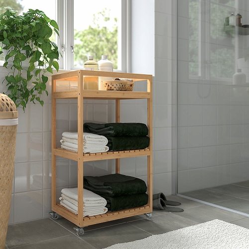 【あす楽】IKEA イケア ワゴン 竹 42x33x76cm m00549419 RAGRUND ローグルンド インテリア 収納家具 キッチン収納 キッチンワゴン おしゃれ シンプル 北欧 かわいい