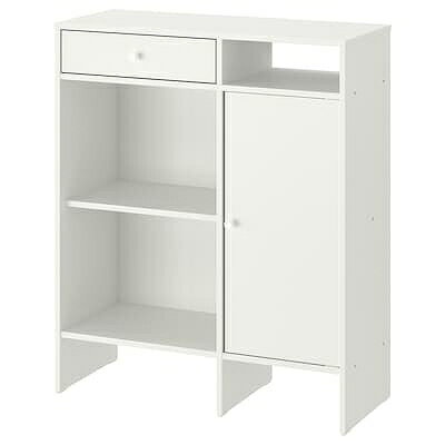 IKEA (イケア)の【あす楽】IKEA イケア サイドボード ホワイト 78x92cm m00553618 BAGGEBO バッゲボー インテリア 寝具 収納 収納家具 キャビネット コンソール おしゃれ シンプル 北欧 かわいい(リビング収納)