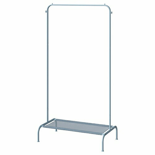 IKEA (イケア)の【あす楽】IKEA イケア ハンガーラック ブルー 78x147cm m00558215 BRUKSVARA ブルクスヴァーラ インテリア 収納家具 ハンガーラック コートハンガー おしゃれ シンプル 北欧 かわいい(リビング収納)