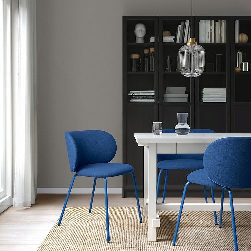 IKEA イケア チェア トネルード ブルー m00566748 KRYLBO クリルボー インテリア 家具 椅子 イス ダイニングチェア おしゃれ シンプル 北欧 かわいい