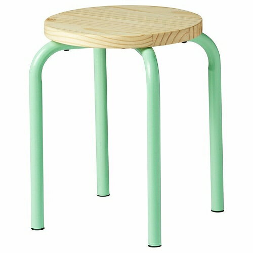 IKEA (イケア)の【あす楽】IKEA イケア スツール ライトグリーン パイン材 m20560439 DOMSTEN ドムステン インテリア 家具 椅子 イス チェア おしゃれ シンプル 北欧 かわいい(チェア・椅子)