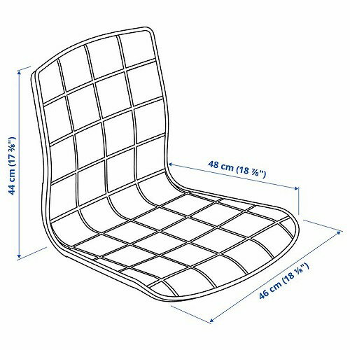 【あす楽】IKEA イケア チェアカバー グンナレド ミディアムグレー m50527995 LAKTARE レクタレ インテリア ソファカバー イスカバー おしゃれ シンプル 北欧 かわいい