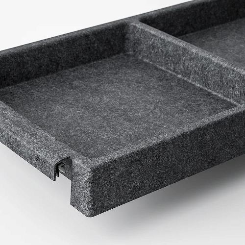 IKEA イケア 棚板 ダークグレー フェルト 83x30cm m50534571 IVAR イーヴァル インテリア 収納家具 収納家具用部品 おしゃれ シンプル 北欧 かわいい