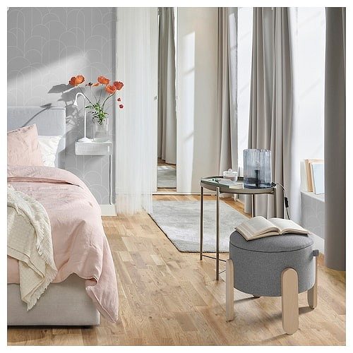 IKEA イケア プーフ 収納付き トネルード グレー m50572742 FORLUNDA フォルルンダ インテリア 家具 収納 ソファ オットマン おしゃれ シンプル 北欧 かわいい