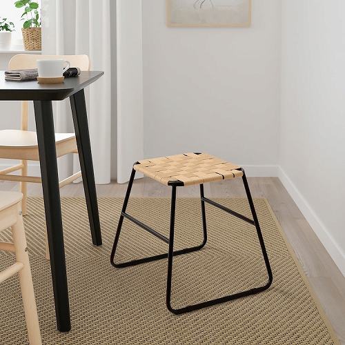 【あす楽】IKEA イケア スツール ブラック ナチュラル 47x48x45cm m70556208 BOESKIL ボエスキル インテリア 家具 椅子 イス チェア おしゃれ シンプル 北欧 かわいい