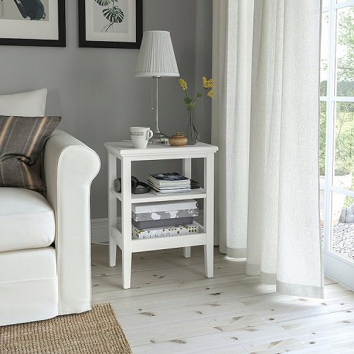 IKEA イケア サイドテーブル ホワイト 白 46x36cm m80496049 IKEA イケア サイドテーブル ホワイト 白 46x36cm m80496049