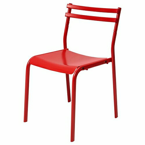 IKEA (イケア)の【あす楽】IKEA イケア チェア メタル レッド m80565684 GENESON ジェネソーン インテリア 家具 椅子 イス ダイニングチェア おしゃれ シンプル 北欧 かわいい(チェア・椅子)