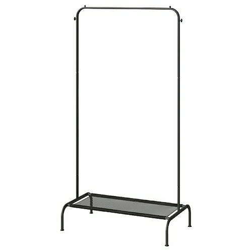 IKEA (イケア)の【あす楽】IKEA イケア ハンガーラック チャコール 78x147cm m90558206 BRUKSVARA ブルクスヴァーラ インテリア 収納家具 ハンガーラック コートハンガー おしゃれ シンプル 北欧 かわいい(リビング収納)