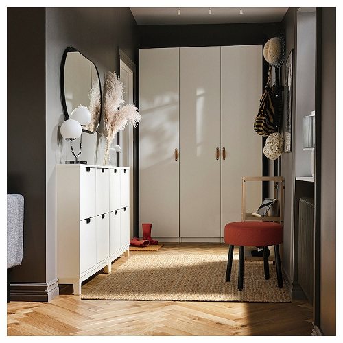 IKEA イケア プーフ ディセロード レッド赤 47x47cm m40572771 MORTFORS モルトフォルス インテリア 寝具 収納 ソファ ソファベッド オットマン おしゃれ シンプル 北欧 かわいい