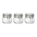 【あす楽】IKEA イケア ふた付き容器 クリアガラス 130ml 3ピース a10325112 KORKEN コルケン キッチン用品 保存容器 キャニスター おしゃれ シンプル 北欧 かわいい