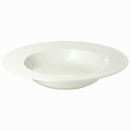 【あす楽】IKEA イケア 深皿 ホワイト 白 24cm 大皿 E40319020 OFANTLIGT オファントリグト キッチン用品 食器 皿 プレート おしゃれ シンプル 北欧 かわいい
