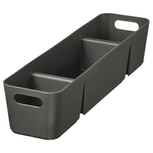 IKEA イケア ボックス チャコール 50x12cm m10580800 UPPDATERA ウップダテラ 日用品雑貨 文房具 手芸 生活雑貨 収納用品 その他 おしゃれ シンプル 北欧 かわいい clair-kobe-10030732 株式会社クレール パッケージ画像