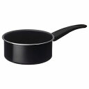 IKEA イケア 片手鍋 こびりつき防止加工 ブラック 1L m40580912 HEMLAGAD ヘムラーガッド キッチン用品 食器 調理器具 鍋 フライパン...